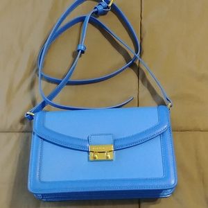 Vera Bradley Tess Crossbody Purse Bag in Coastal Blue
